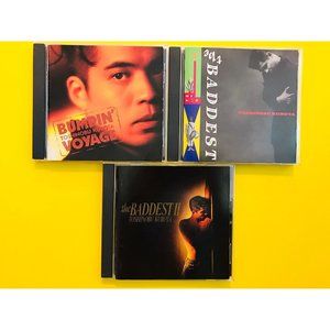 Toshinobu Kubota The Baddest + II + Bumpin' Voyage Japan Import 3 CD LOT